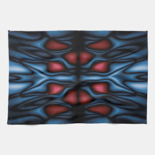 Abstract kaleidoscope pattern towel