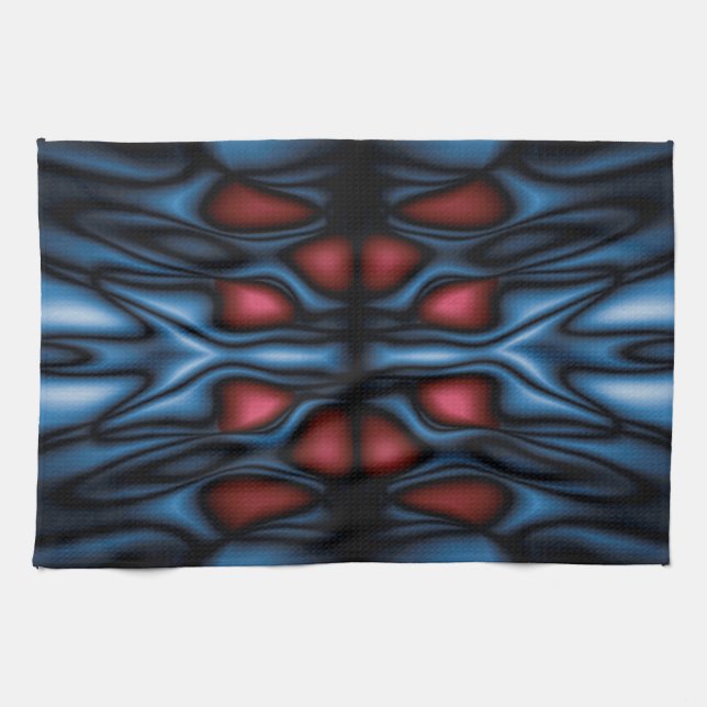 Abstract kaleidoscope pattern towel (Horizontal)