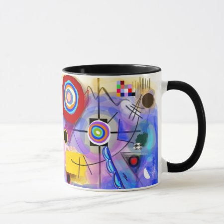 Abstract Kandinsky Inspired Mug