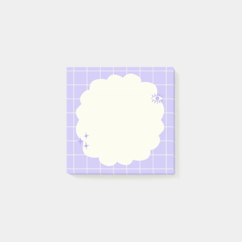 Abstract Kawaii Eye Spark Aesthetic Girly Post_it Notes