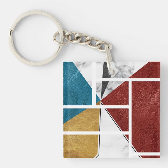 Abstract Keychain (Front)