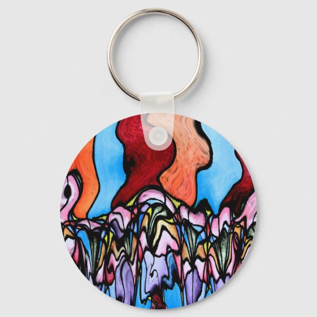 Abstract Keychain (Front)