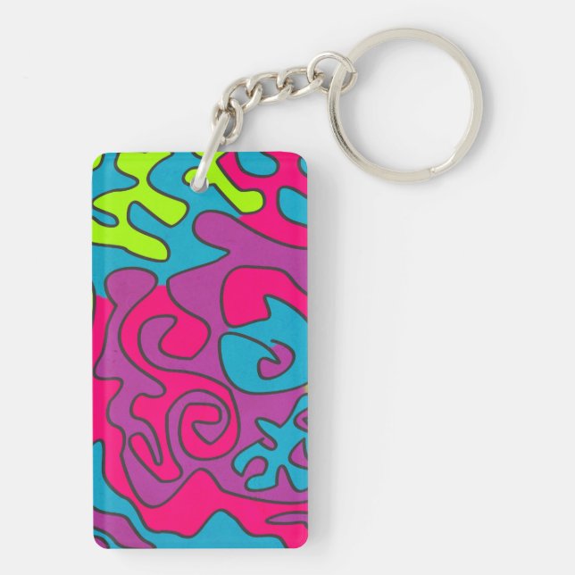 Abstract Keychain (Back)