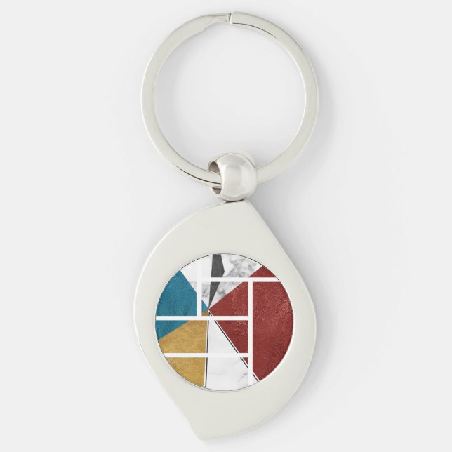 Abstract Keychain (Front)