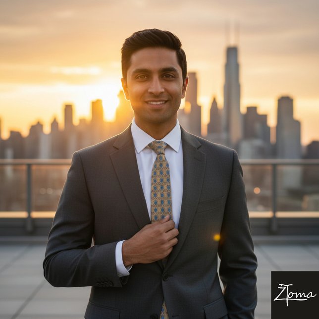 Abstract Khaki Blue Weave Diamond Pattern Neck Tie (Creator Uploaded)