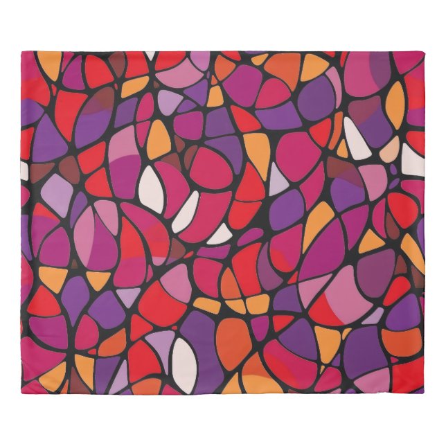 Abstract King Size Duvet Cover (Front)
