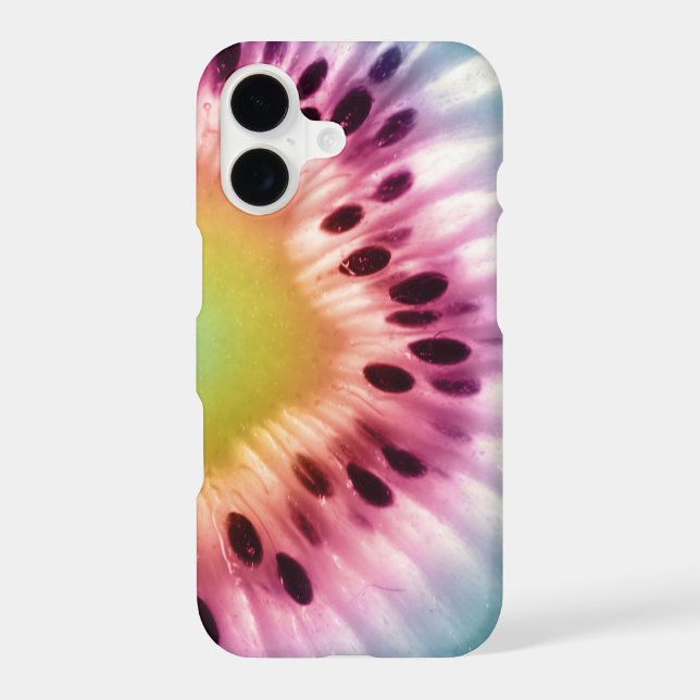 Abstract Kiwi Fruit Seeds iPhone Case (Back)