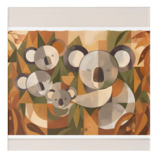 Abstract Koala Bears Acrylic Print