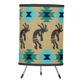 Abstract Kokopelli Southwestern Table Lamp (Front)