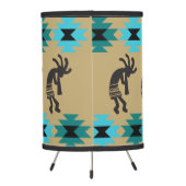 Abstract Kokopelli Southwestern Table Lamp (Back)