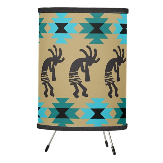 Abstract Kokopelli Southwestern Table Lamp (Right)
