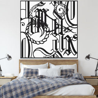 Abstract L Canvas Print