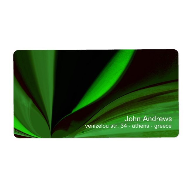 abstract label (Front)