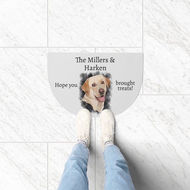 Abstract Labrador Art Doormat (Indoor)