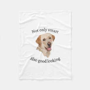 Abstract Labrador Art Fleece Blanket