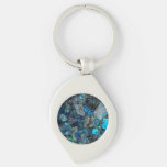 Abstract Labradorite Mosaic Keychain at Zazzle