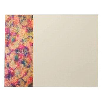 Abstract Lace Roses Notepad by LeFlange at Zazzle