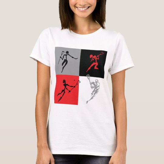 Abstract Lacrosse T-Shirt