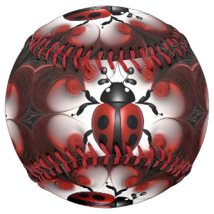 Abstract Ladybird Art Design, Softball
