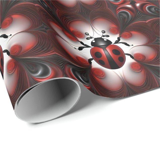 Abstract Ladybird Art Design, Wrapping Paper (Roll Corner)