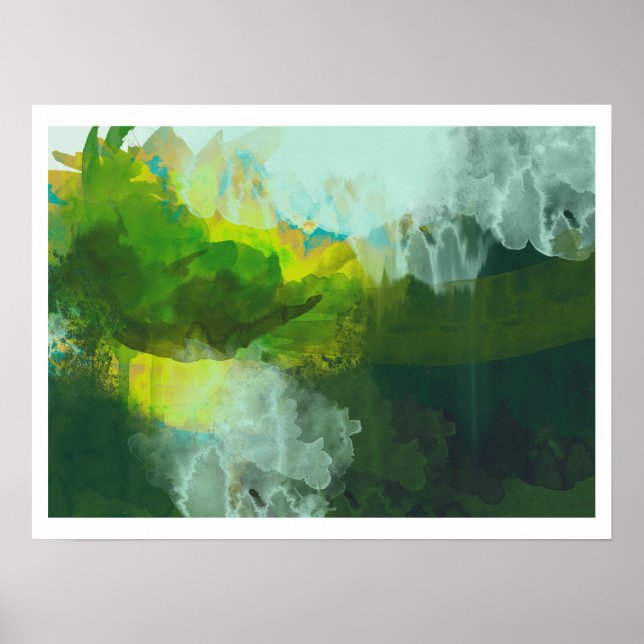 abstract landscape art-painting poster (Front)
