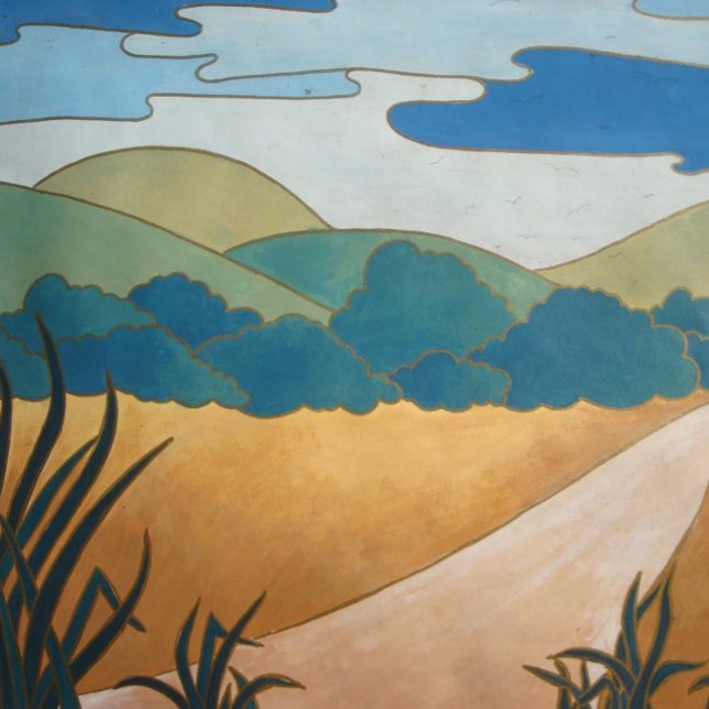 abstract landscape contemporary art jigsaw puzzle (Creator Uploaded)