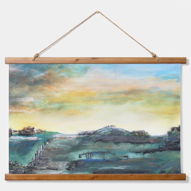 Abstract Landscape Hanging Tapestry (Front)