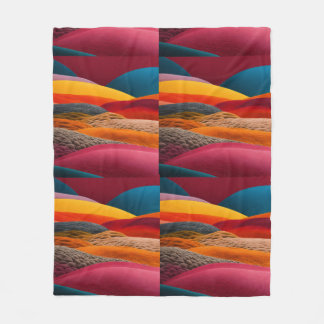 Abstract Landscape in Fleece blanket