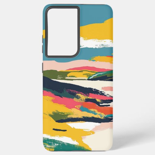 Abstract Landscape iPhone Case