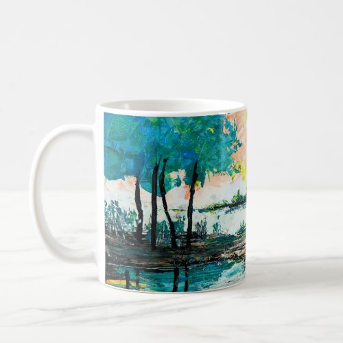 Abstract Landscape Original Art Coffee Mug