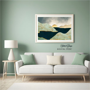 Abstract Landscape Poster