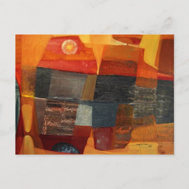 Abstract Landscape Potosi 23x17 Postcard (Front)