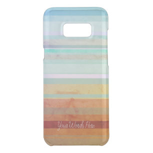 Abstract Landscape Stripes & Your Words Uncommon Samsung Galaxy S8+ Case