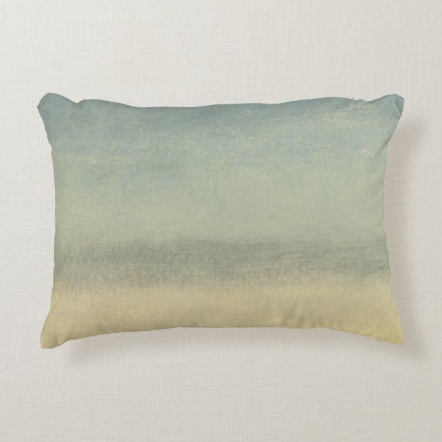 Abstract Landscape with Overcast Sky Accent Pillow (Front)