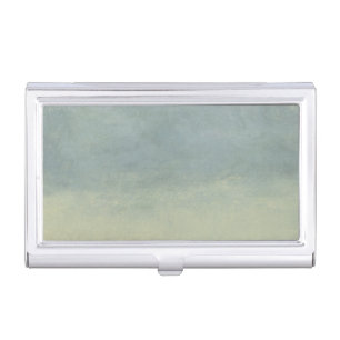 Abstract Landscape with Overcast Sky Business Card Holder
