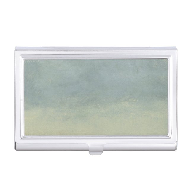 Abstract Landscape with Overcast Sky Business Card Holder (Front)