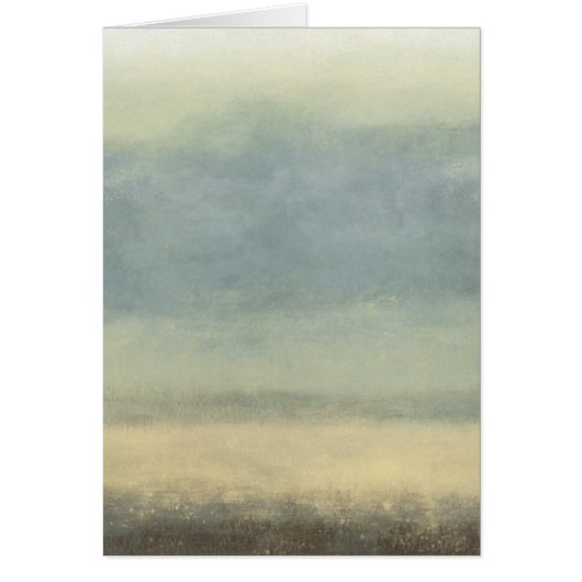 Abstract Landscape with Overcast Sky Cards (Front)
