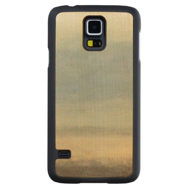 Abstract Landscape with Overcast Sky Carved Maple Galaxy S5 Slim Case (Back)