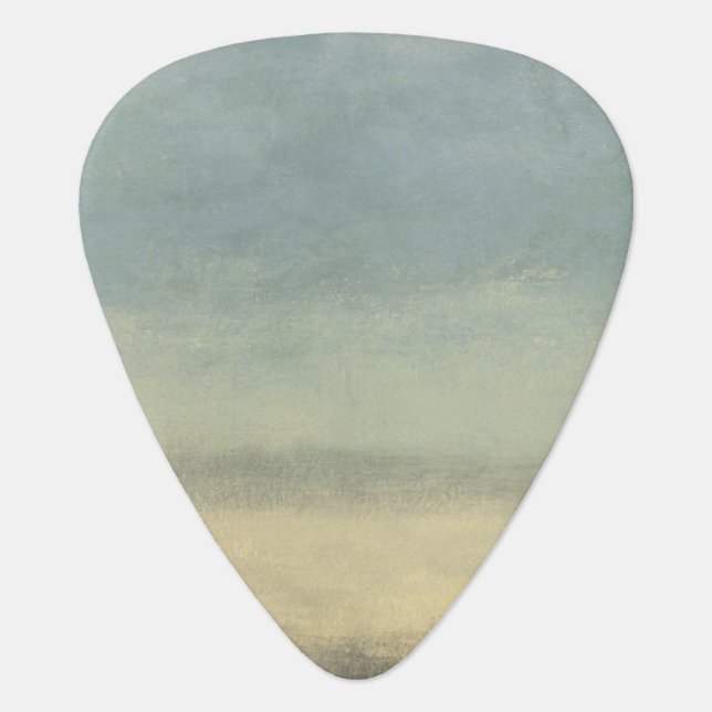 Abstract Landscape with Overcast Sky Guitar Pick (Front)