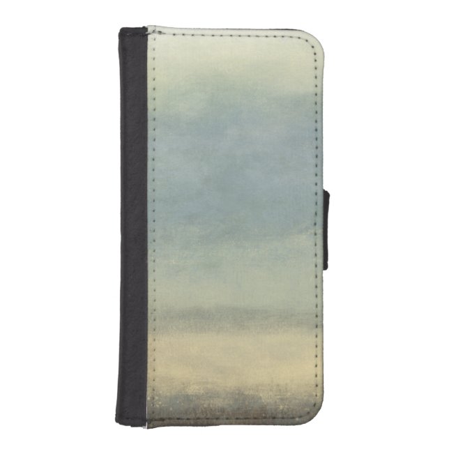 Abstract Landscape with Overcast Sky iPhone Wallet Case (Front)