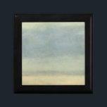 Abstract Landscape with Overcast Sky Jewelry Box<br><div class="desc">A hint of rain is evident in this painting of an overcast sky stretching across an abstract landscape. Will it clear up,  or will the rain fall in droves? This piece will create some wonderful conversations with visitors to your home!</div>