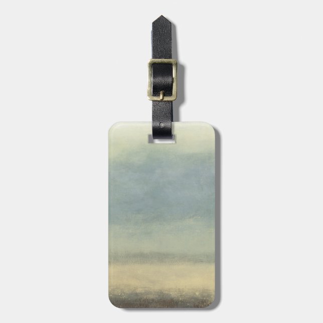 Abstract Landscape with Overcast Sky Luggage Tag (Front Vertical)