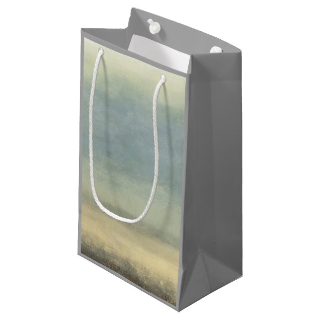 Abstract Landscape with Overcast Sky Small Gift Bag (Front Angled)