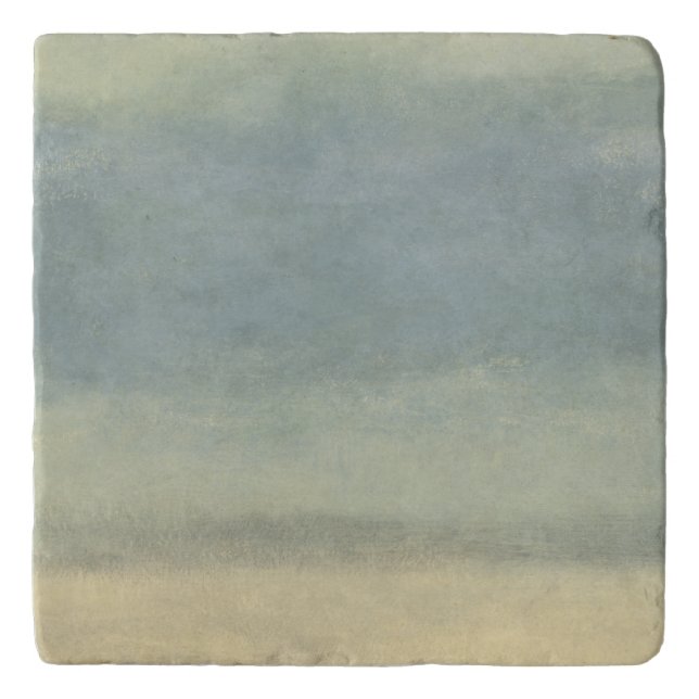Abstract Landscape with Overcast Sky Trivet (Front)