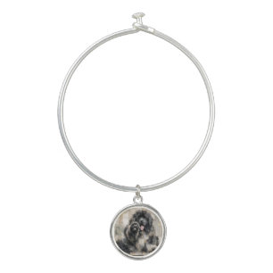 Abstract Landseer Bangle Bracelet