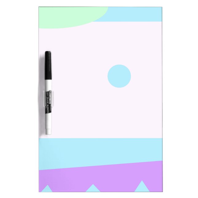 Abstract Lanscape with Blue Moon Dry Erase Board (Front)