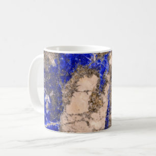 Abstract Lapis Lazuli Blue Granite, blue marble Coffee Mug