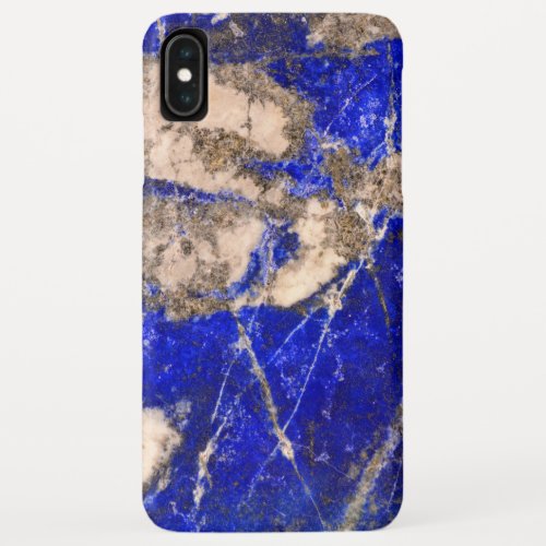 Abstract Lapis Lazuli Blue Granite iPhone XS Max Case