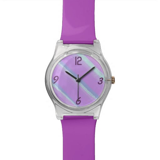 Abstract Lavender Watch | Zazzle