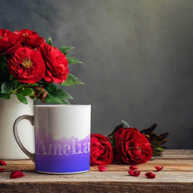 Abstract lavender watercolor pattern  coffee mug (Creator Uploaded)